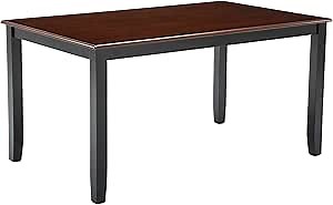 Boraam Bloomington [Black/Cherry], Dining Table