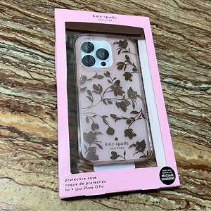 Kate Spade Phonecase Gold Foil Floral iPhone 13 Pro Case