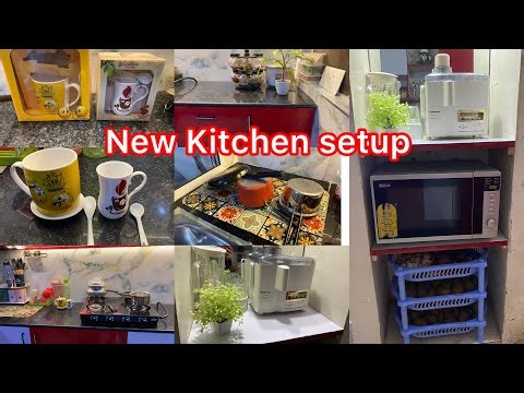 🌸Rental Kitchen Setup 🏡|Non Modular Kitchen Organization Ideas ❤️