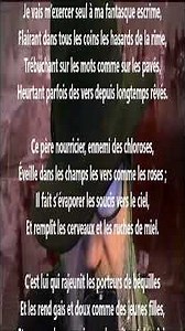 The Sun - Charles Baudelaire read by Yvon Jean