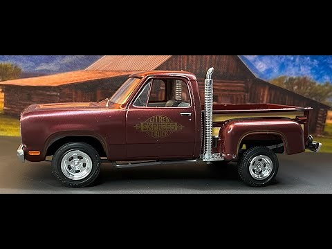 Little Red Express Truck model kit Build