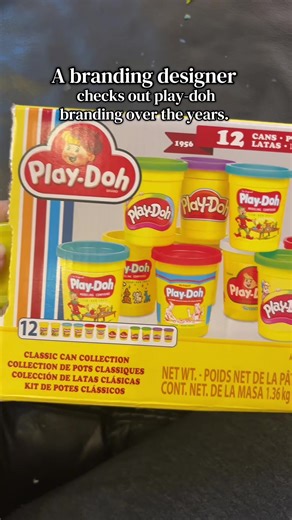 As a branding designer I had to get this set for my son! It’s so cool to see the branding and packaging design over the years! I’m always partial to the vintage design haha. I would have ranked 2000 higher if it didn’t have that little dude on the left lol. #playdoh #brandingdesigner #packagingdesign #vintagebrand @Play-Doh