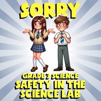 Safety in the Science Lab SORRY Science Game - No Prep Grade 3 Review