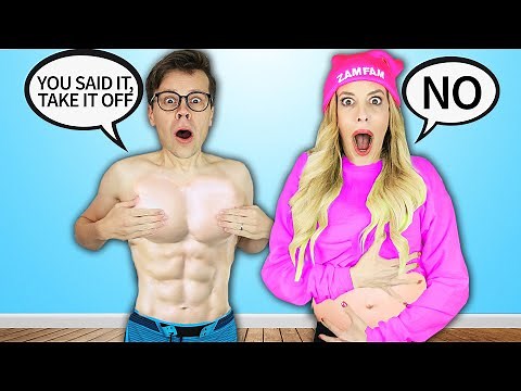 If You Say “NO” You Have To REMOVE A LAYER OF CLOTHING Challenge