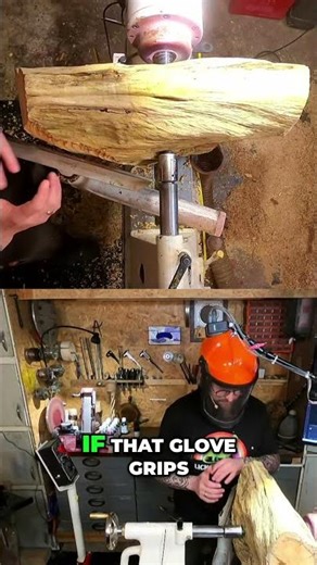 Lathe Dangers: Why You MUST Avoid Gloves & Long Sleeves! #shorts