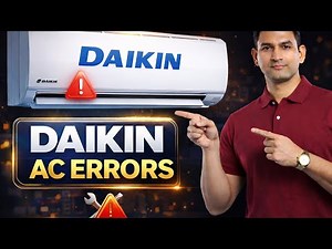 Daikin AC Error Codes Explained | Only Daikin Inverter & Split AC Errors | Complete Guide
