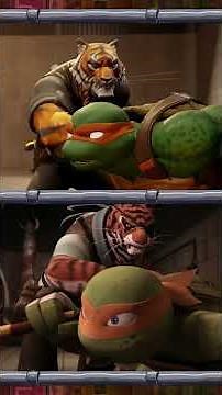 ninja turtles battle a mutant tiger in FORTNITE! | #tmnt #shorts