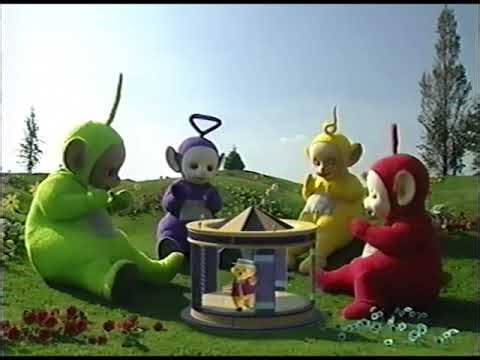 Teletubbies Falling Down Dance and Magical Event: Dancing Bear