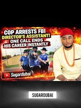 Cop arrests FBI director’s assistant! One call ends his career instantly #foryou #viral #trending