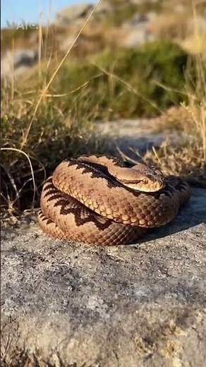 This viper doesn't lay eggs like other snakes 😳