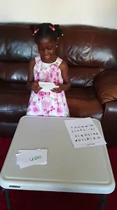 Here is Oprah, aged 5 teaching us the sound 'ee' with her homemade Speed Sounds card and word cards! Amazing lesson Oprah! | Ruth Miskin Training