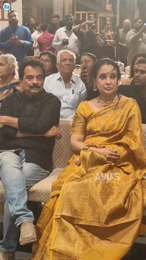 Director Jayaraj arrives at the wedding reception with his wife #blassy #weddingreception