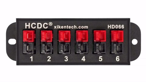 6-Position 45A Power Pole Distribution Block Module, Connector Power Splitter Distributor Source Strip. HCDC HD066