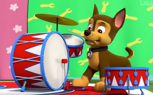 汪汪队立大功 看动画学英语 才艺表演 害羞的毛毛 let’s play something