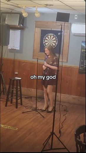 The microphone #fart on stage."