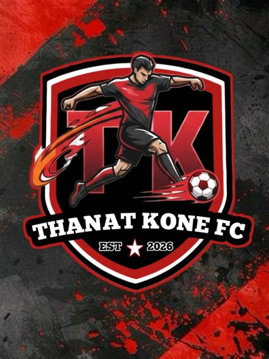 Thanat Kone FC: Unique Football Logo Design