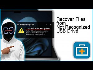 How to Recover Files from Not Recognized USB Flash Drive!