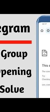 Telegram channel/ group link not opening problem solve kaise kare | how to fix telegram link problem