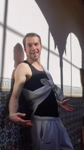 ‏Sunbathing on the patio ☀️