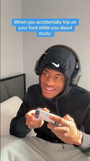 When you accidentally trip on your foot 💀