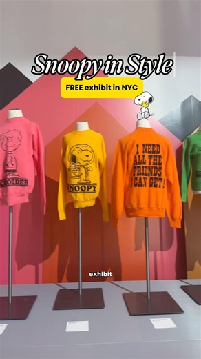 FREE Snoopy in Style exhibit in NYC 🗓️ ends Sept 26