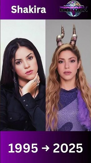 Shakira 30 Years of Evolution 1995 - 2025 | AI Transformation
