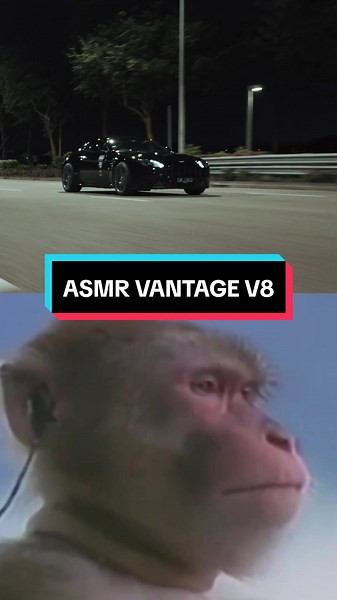 Experience the Insane V8 Engine Roar of Aston Martin Vantage