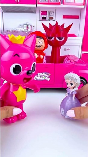 Pinkfong & Frozen Elsa Princess Doctor Set 🚑 | Satisfying ASMR Toy Unboxing #shorts