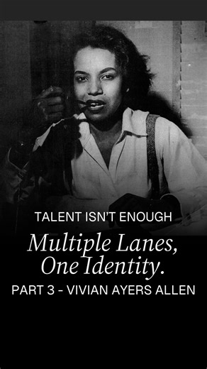 241K views · 7.8K reactions | Talent Isn’t Enough: The Beginning Vivian Ayers Allen (Part 3)✨ I thought I was done, but I was not. I wish I could go further into the magic of Vivian Ayers Allen, maybe one day I’ll be able to for you all. Here’s Part 3 of all the inspiration, motivation, and learning I’m taking in my own journey and in helping others break the mold. ✨﫶 #business #innovation #creative | Amanda Sabreah | Facebook
