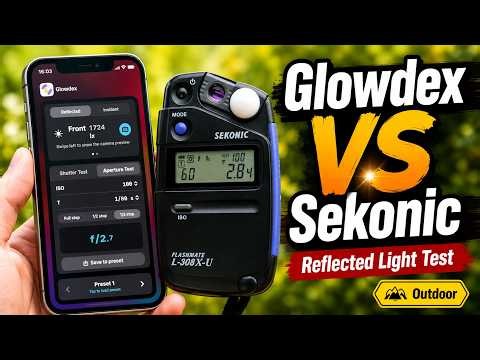 Camera Light Meter App | Reflected Light Meter Test vs Sekonic L-308X-U