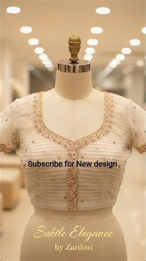 new blouse model maggam work design