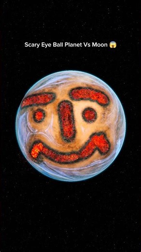 😱Scary Eye Ball Planet Vs Moon 🌚 | Solar Smash #shorts