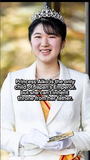 Japan's Only Royal Child Can Never Become Empress 👑 #japan