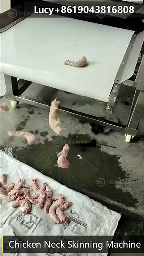 Good Chicken Neck Skin Peeling Equipment Poultry Chicken Peeler Chicken Neck Skinning Machine