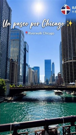 🌆 Un Paseo por Chicago ✨ | Riverwalk Chicago 🇺🇸 #shorts #travelvlog #chicago