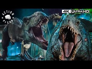 T.Rex Fights Indominus Rex (Insane Final Fight) | Jurassic World