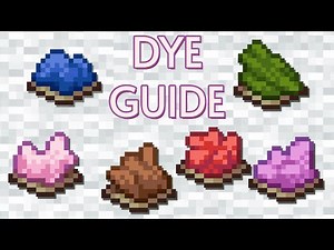 How to get every Dye in Minecraft