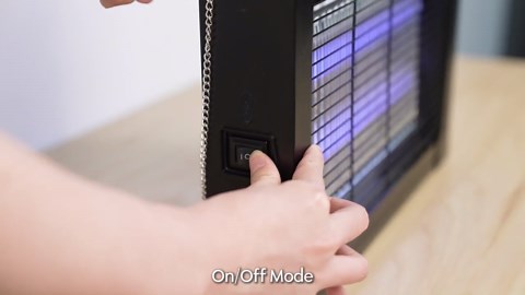 REPPISS Solar Bug Zapper Outdoor, 1 Acre Mosquito & Fly Killer Lamp, Waterproof Insect Control for Garden, Patio