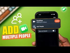 How To Add Multiple People On Facetime Calls | FaceTime with Multiple People