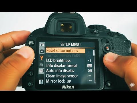 NIKON D3100 - LEARNING THE MENU
