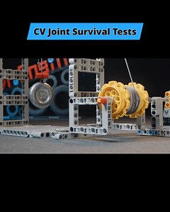 Survival Test for Constant Velocity Joint - Mechanical Principles #Engineering #STEM #Satisfying #afol #mechanics | Dr. Engine