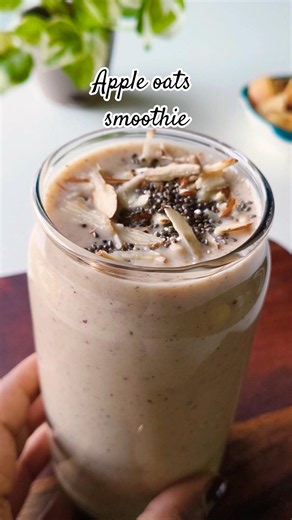 Apple Oats Smoothie | Healthy Breakfast Smoothie | Easy Weight Loss Recipe