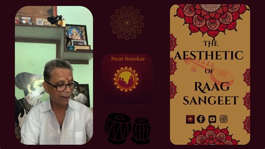 Raag Sangeet’s aesthetic and concept offer a unique way to understand Indian classical music. Each raag tells a story, evoking emotions and experiences. It’s not just about listening, but immersing oneself in its depth and feeling. This approach connects us to the true essence of music, bringing peace, energy, and growth into our lives | SWAR Sanskar