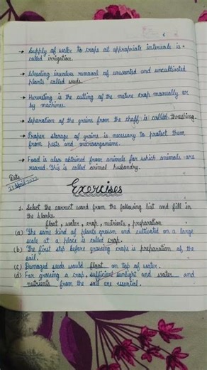 Class 8 Science Chapter 1 Crop Production and Management | Full Notes | NCERT Quick Revision #cbse