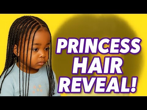 Princess Hair Reveal 😱 | 3 Weeks Mini Braids Take Down & Growth Results