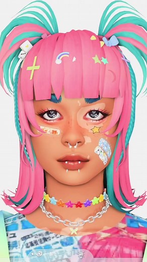 If only the sims let me add even more accessories #thesims4 #createasim #thesims4cc #decorakei #agawinsims