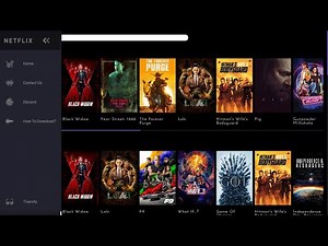 Video Streaming website using Html, CSS and JavaScript(jQuery) Look Like Netflix| free Souce code