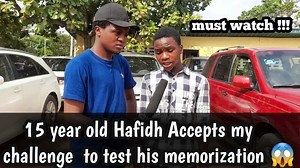 843K views · 56K reactions | 15 years old hafidh mustapha accepts my challenge to test his memorization You shouldn't miss this recitation for anything  follow me on my social media platforms ⬇️⬇️ Instagram : https://www.instagram.com/qaribasmad Facebook : https://www.facebook.com/qaribasmad1 Tiktok : https://vm.tiktok.com/ZMREhpCcE | qaribasmad | Facebook