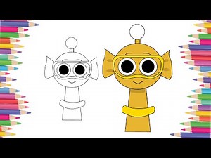 How to draw Bailey from Incredibox Sprunki Step by Step