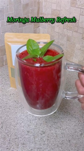 🍓 Moringa Mulberry Refresh | The Real Moringa Guy